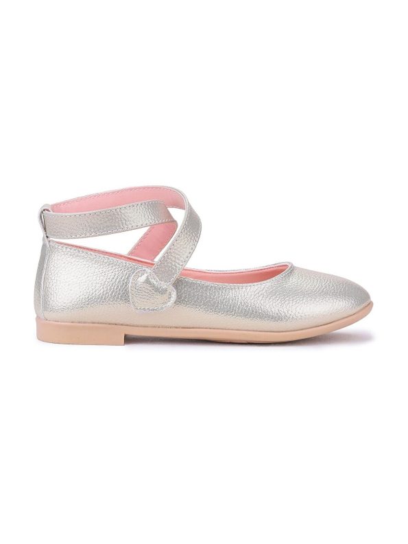 KIKO Yellow Velcro Girl's Ballet Flats