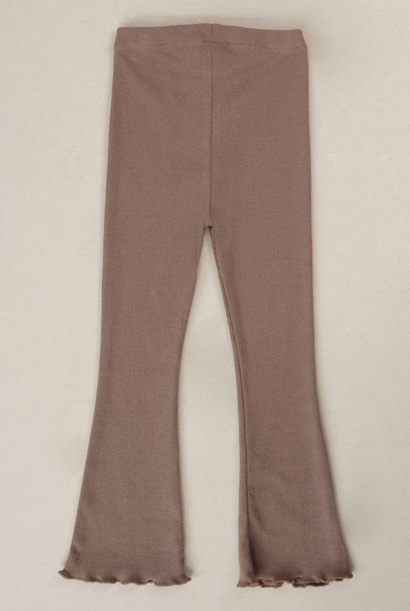 Brown Flared Leggings