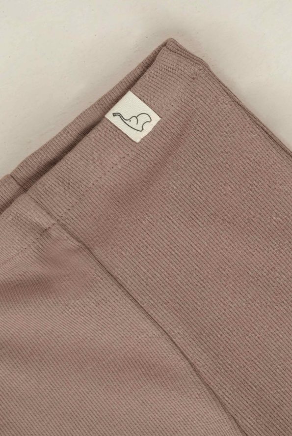 Brown Flared Leggings