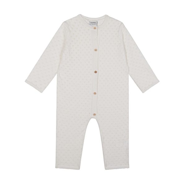Jacquard Knit Sleeveless Jumpsuit