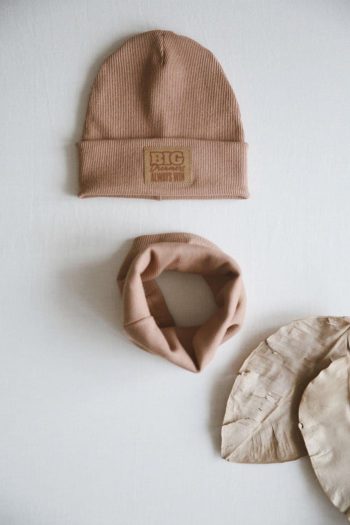 Coffee Beanie & Neckwarmer Set