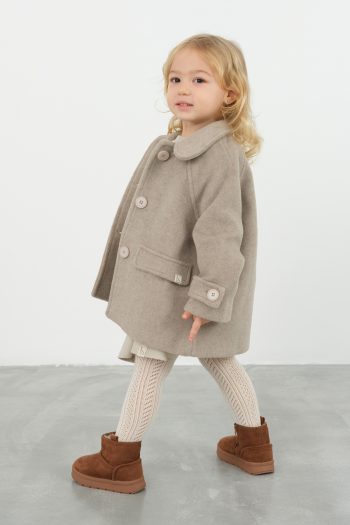 Cashmere Coat in Fawn