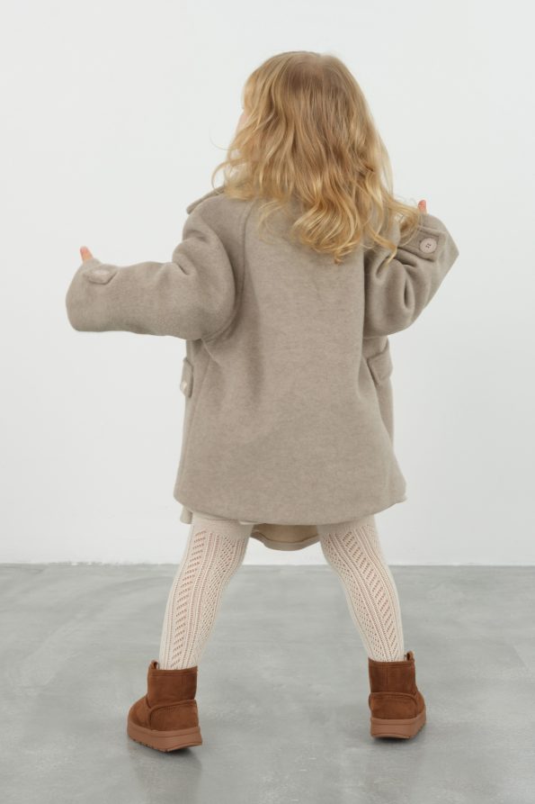 Cashmere Coat in Fawn