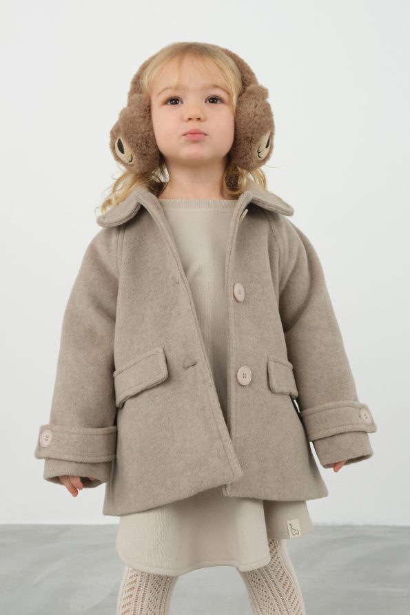 Cashmere Coat in Fawn