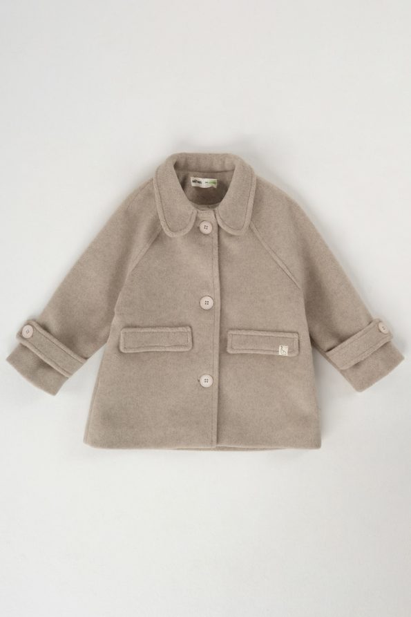 Cashmere Coat in Fawn