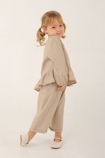 Beige Linen Set