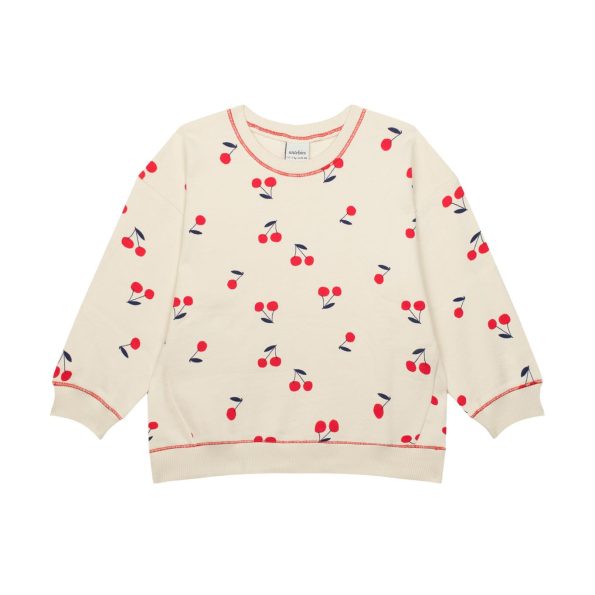 Cherry Sweatshirt and Shorts Set