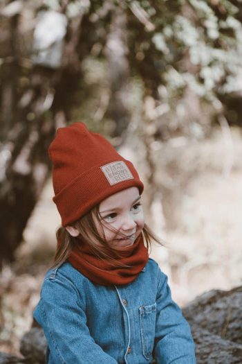 Brick Beret & Neckwarmer Set