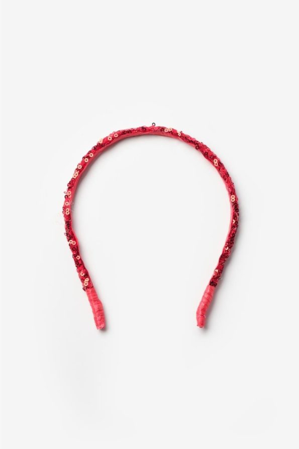 Red Sequin Girl's Headband