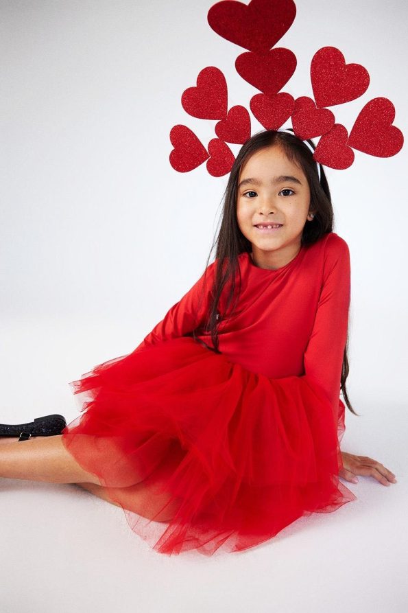 Red Tulle Skirt Ballerina Dress - Miranda