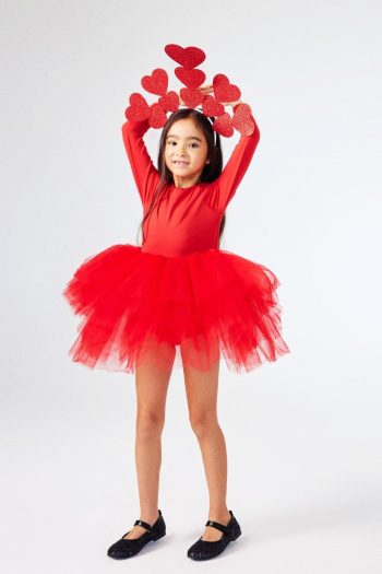 Red Tulle Skirt Ballerina Dress - Miranda