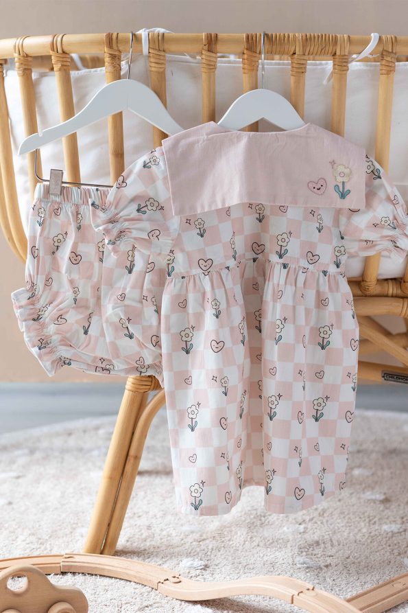 Girls' Baby Dress - Checkered