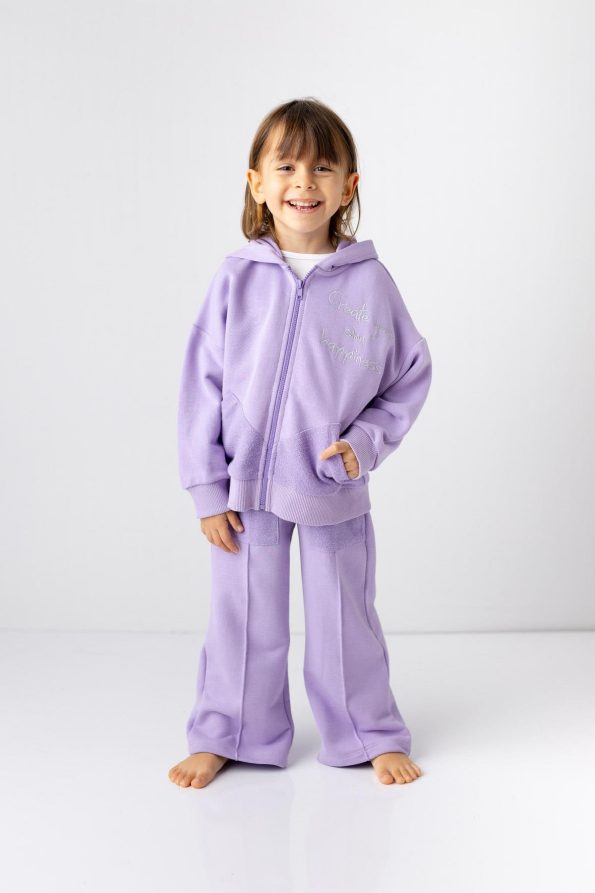 Girls' Zippered Tracksuit