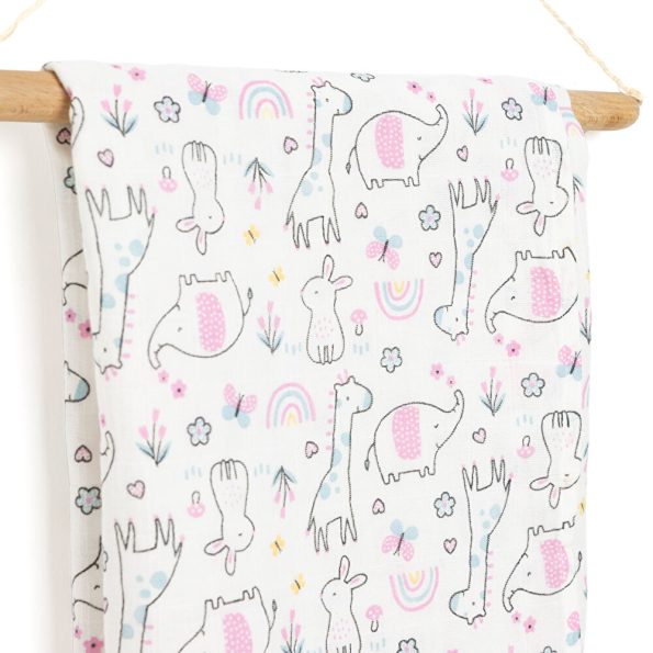 Muslin Blanket Pink