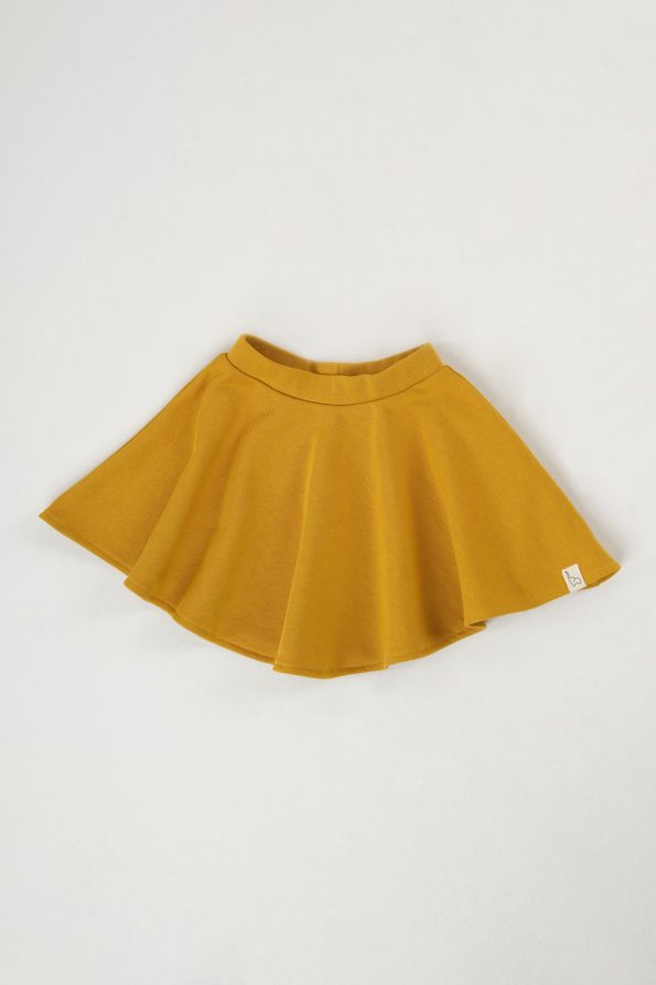 Mustard Flared Skirt