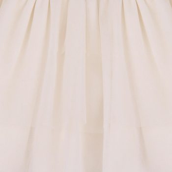 Contrast Cream Tulle Dress