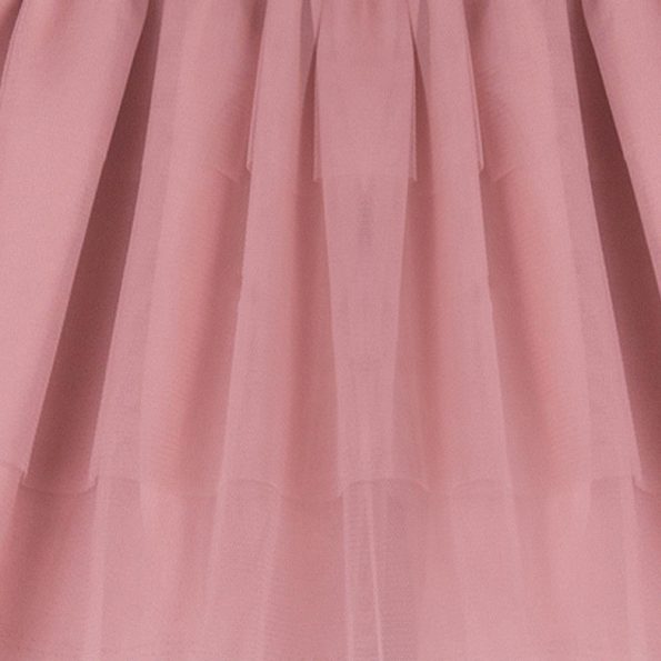Contrast Pink Tulle Dress