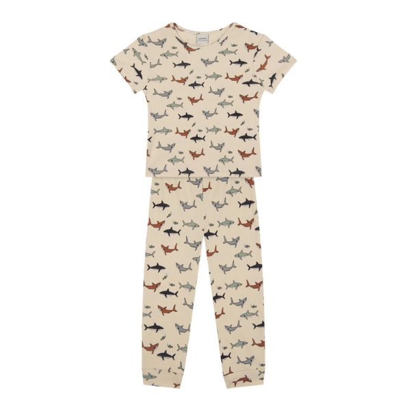 Shark Short Sleeve Pajama Set