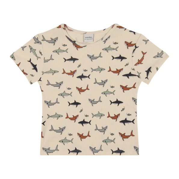 Shark Short Sleeve Pajama Set