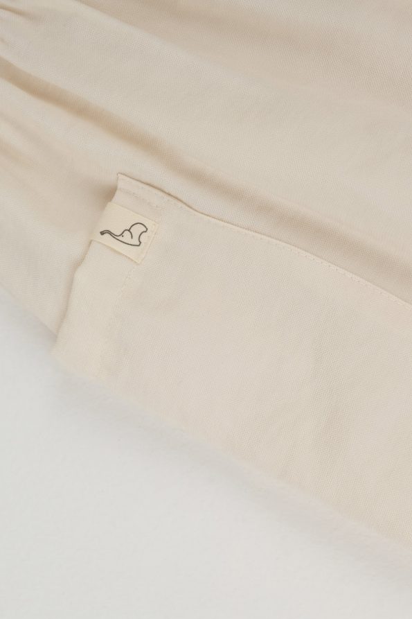 Cross Wrap Dress Bone
