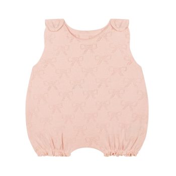 Ribbon Jacquard Balloon Onesie