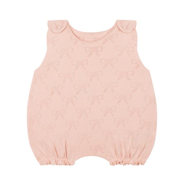 Ribbon Jacquard Balloon Onesie