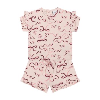 Bow Tie Shorts Set