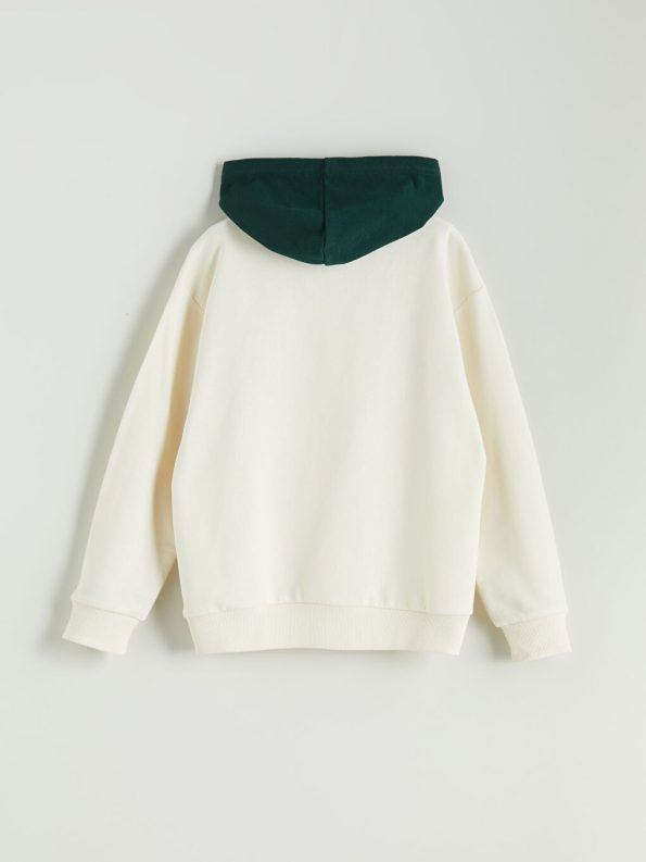 Boys' Crew Neck Tiger Print Sweatshirt