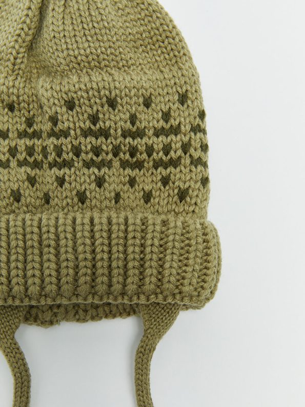 Pom Pom Detailed Baby Boy Beanie