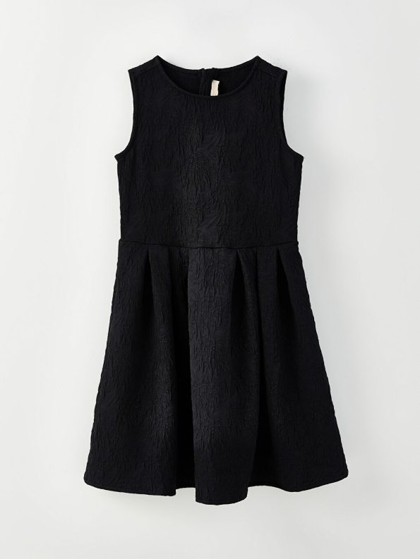 Zippered Pleated Skirt for Girls