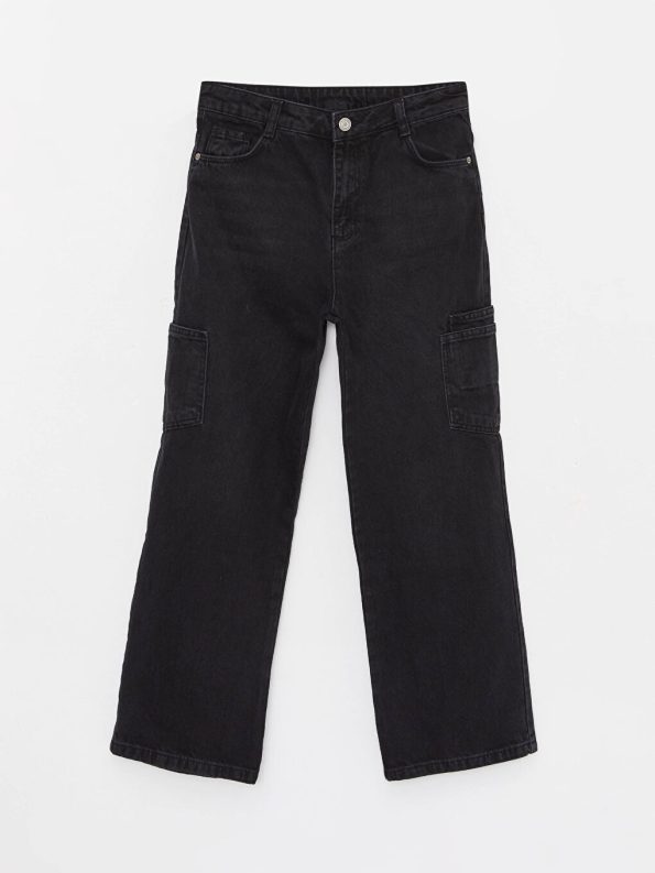 Girls' Floral Elastic Waist Pants