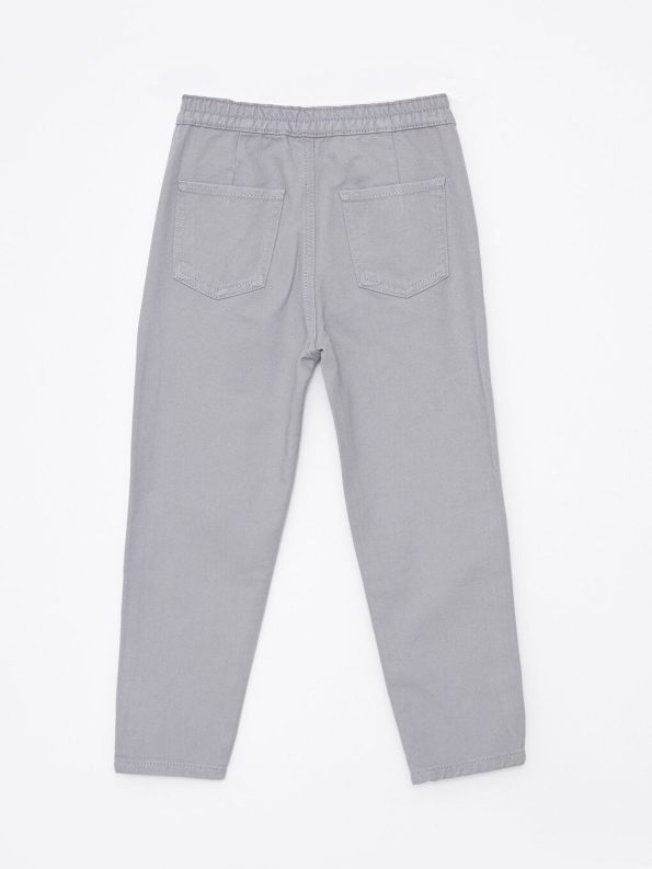 Belted Printed Cotton Cargo Pants for Boys
