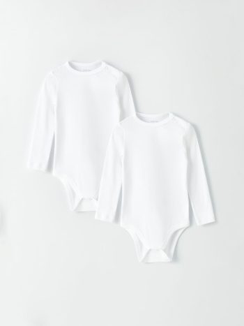 Girls' Baby Leggings with Elastic Waistband - Set of 2