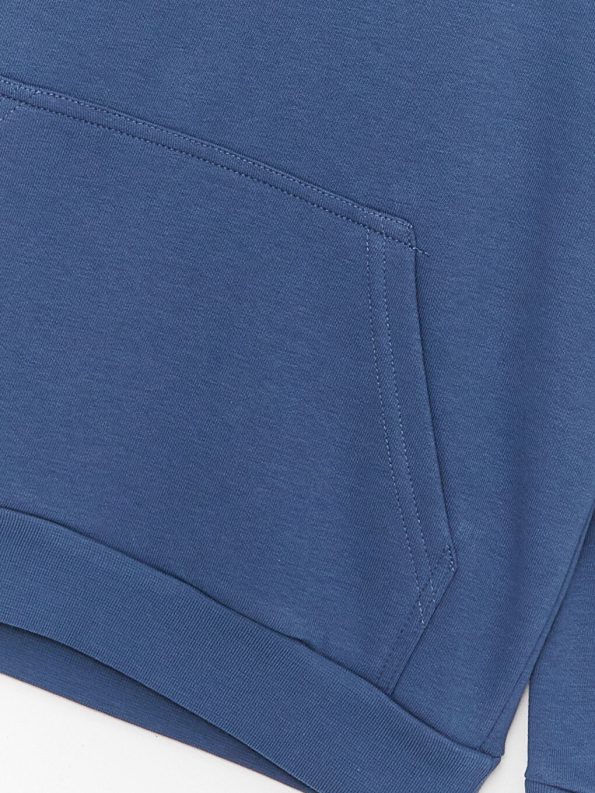 Hooded Basic Long Sleeve Boys Sweatshirt