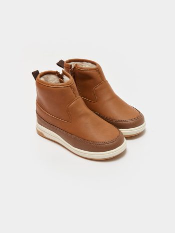 Patterned Velcro Baby Girl Boots