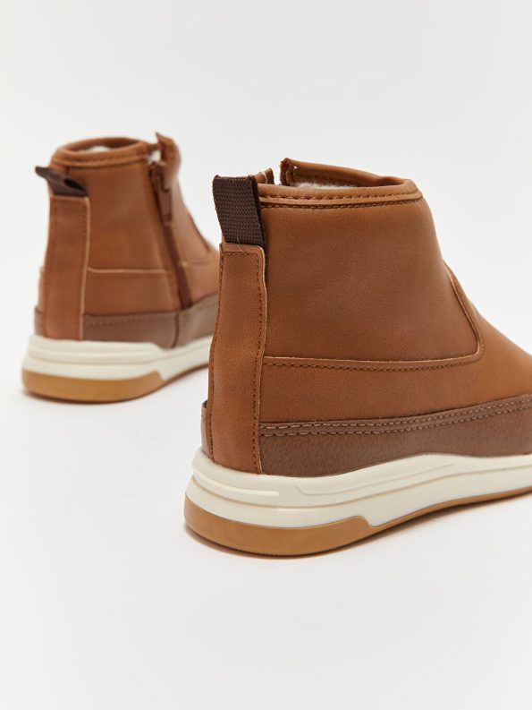 Patterned Velcro Baby Girl Boots