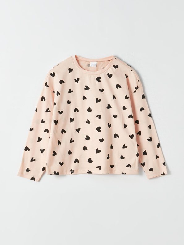 Hooded Girls' Zip-Up Sweatshirt