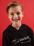 Comfort Fit Hooded Printed Boys T-Shirt
