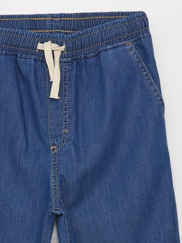 Belted Fleece-Lined Boys' Jean Pants
