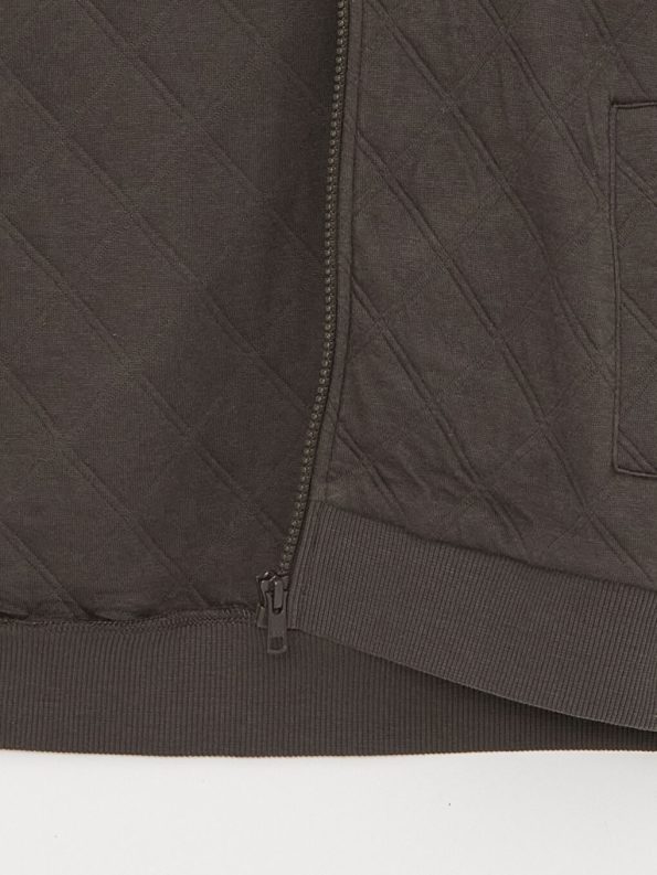 Hooded Basic Baby Boys Zippered Sweatshirt