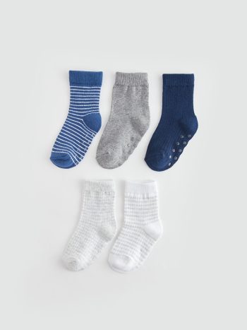 Striped Baby Boy Socks Set of 3
