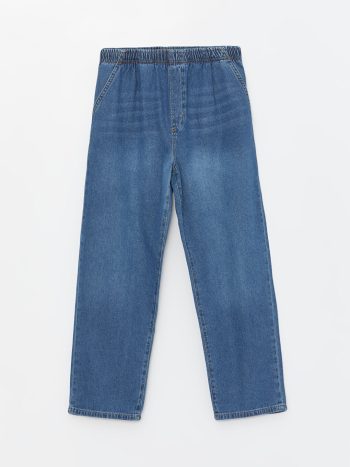 Belted Loose Fit Boys' Jeans