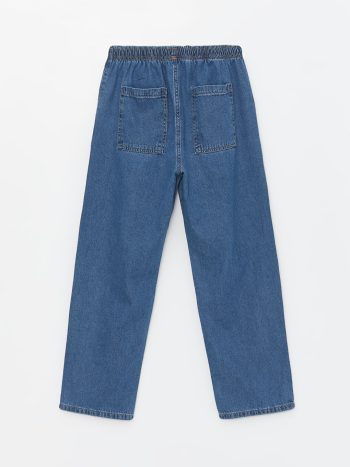 Belted Loose Fit Boys' Jeans