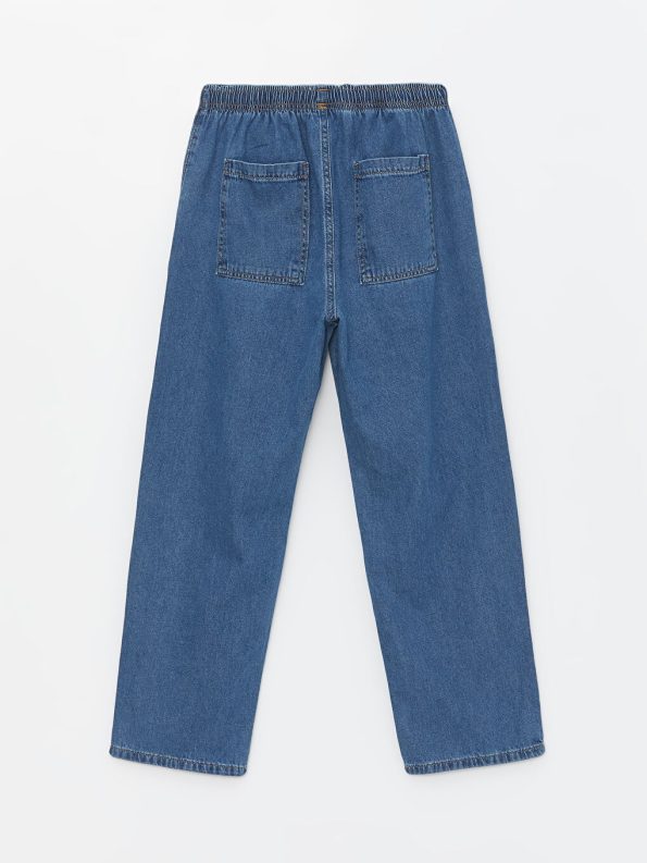 Belted Loose Fit Boys' Jeans