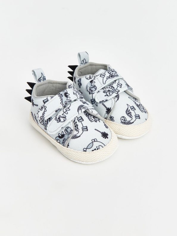 LCW STEPS Gray Velcro Baby Boy Sneakers