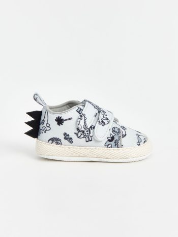 LCW STEPS Gray Velcro Baby Boy Sneakers