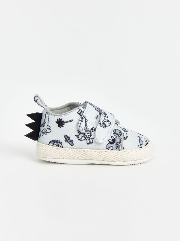 LCW STEPS Gray Velcro Baby Boy Sneakers