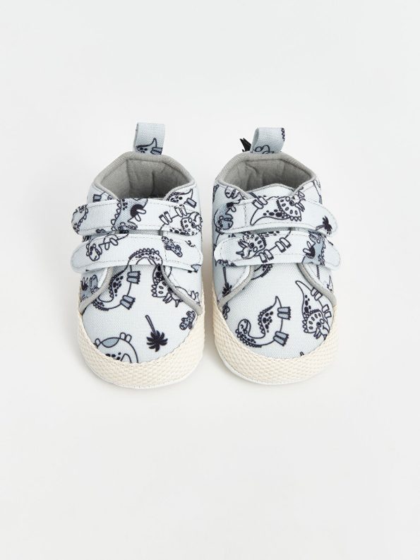 LCW STEPS Gray Velcro Baby Boy Sneakers