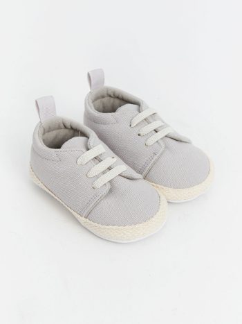 LCW STEPS Gray Lace-Up Baby Boys' Pre-Walking Shoes