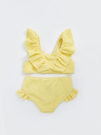 LCW Kids Yellow Girls Baby Bikini Set